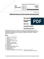 Additional Axels For Pumps