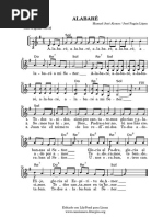 Letra de Alabaré | PDF