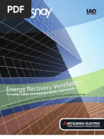 Download Mitsubishi Lossnay Energy Recovery Ventilator ERV Brochure by e-ComfortUSA SN30910015 doc pdf