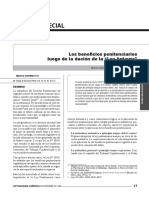 Los Beneficios Penitenciarios Luego de La Dación de La Ley Antauro'