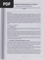 Lepeyko T., Blyznyuk T. Cross-Cultural Communication in Ukraine