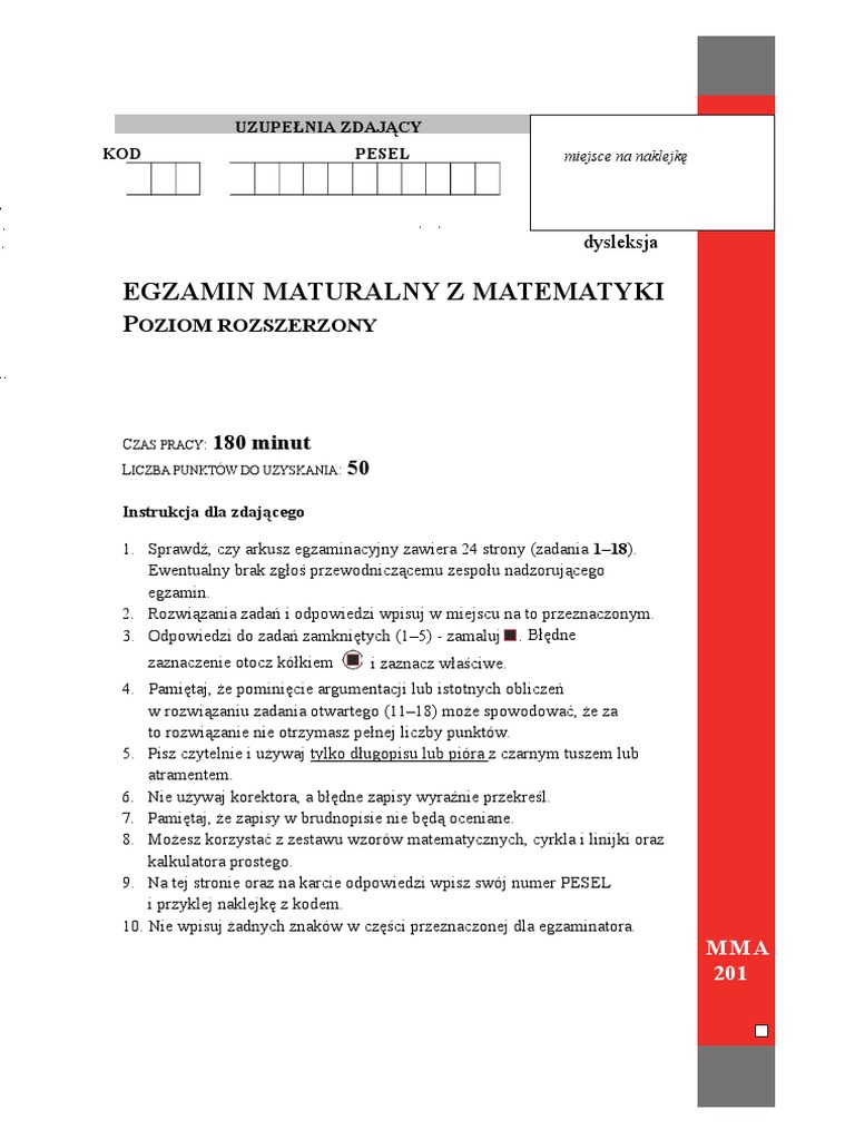 Arkusz Operon 16 1 | PDF