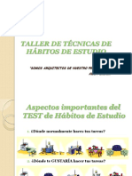 Técnicas y Hábitos de Estudio