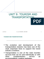 Tourism and Transportation