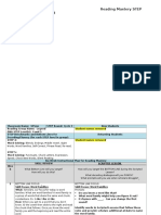 Reading Mastery Instructional Plan Example