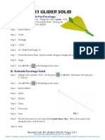 B1 Glider Solid: A. Create Rectangle For Fuselage