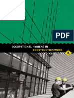 Occupational Hygiene In: Construction Work
