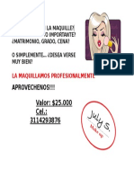 Publicidad maquillaje