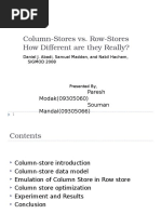 Vertica Column-vs-Row