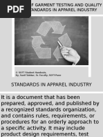 Garment Testing Standards