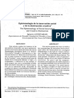 Epistemología de La Innovación - 2011 AYESTARAN