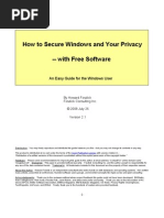 Download How to Secure Windows and Your Privacy by contactfci SN3091625 doc pdf