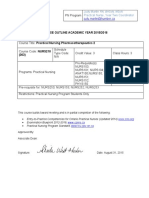 Nurs218 Course Outline