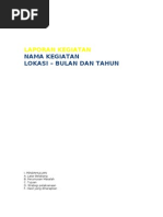 Contoh Laporan Pertanggung Jawaban Organisasi