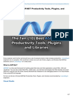 The Ten (10) Best ASP - NET Productivity Tools, Plugins, and Libraries