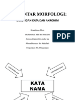 Bahasa Melayu: Golongan Kata & Akronim