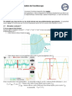 Utilisation Oscilloscope