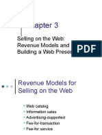 Selling On The Web: Revenue Models and Building A Web Presence
