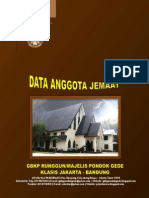 Data Anggota GBKP Pondok Gede Tahun 2010