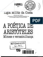 A Poetica de Aristoteles Mimese e Verossimilhanca Ligia Militz Da Costa