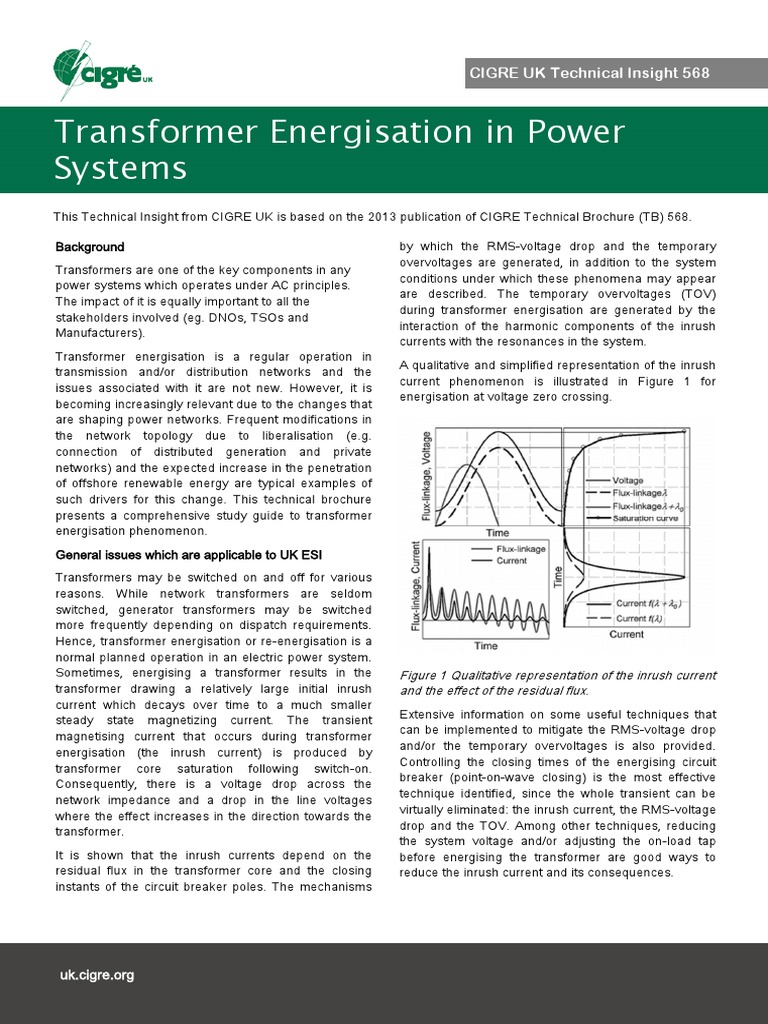 Transformer Energisation Insights | PDF | Transformer | Electrical ...