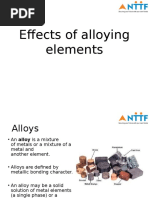 Effects of Alloying Elements