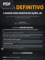 Guia Definitivo Três Passos Pra Investir Em Ações Já Ed 1