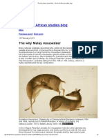 The Wily Malay Mousedeer