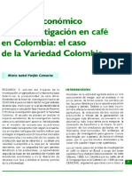 Impacto Economico de La Investigacion en Cafe en Colombia El Caso de La Variedad Colombia