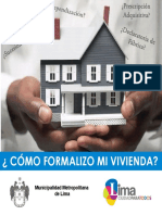 Cartilla de Formalizacion Como Formalizo Mi Vivienda