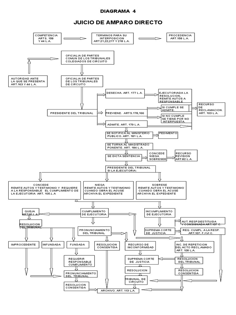 Procedimiento del Juicio de Amparo Directo | PDF