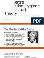 Herzbergs Motivation-Factor Theory