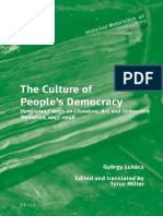 Georg Lukacc81cs The Culture of People - S Democracy Hungarian Essays On Literature Art and Democratic Transition 1945 1948 PDF