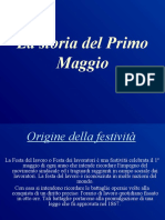 La Storia Del Primo Maggio