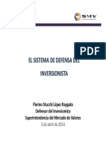 Sistema defensa inversionista Perú