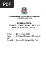 Kertas Kerja Bengkel Pendedahan Linus Kepada Ibu Bapa