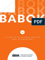 A Guide To The Business Analysis Body of Knowledge