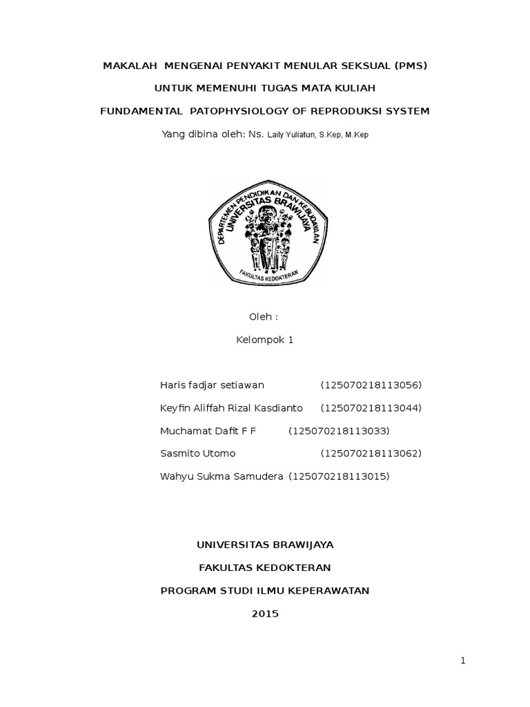 Makalah Mengenai Penyakit Menular Seksual (Kel 1)