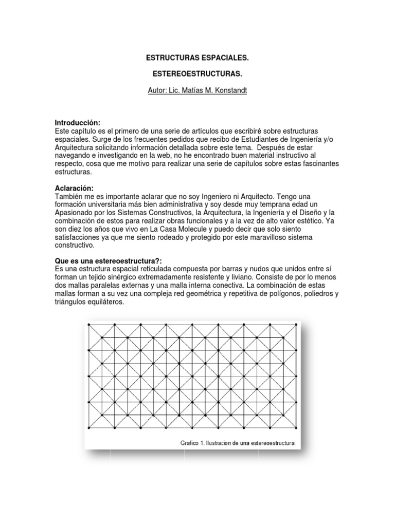 Estereoestructuras Teoria1 | PDF | Soldadura | Construcción