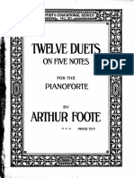 Arthur Foote - 12 Duets