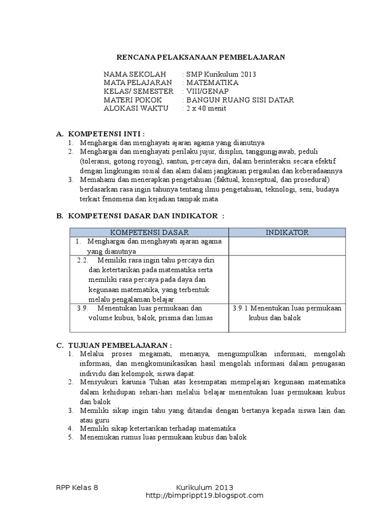 Bangun Ruang Sisi Datar