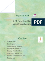 Apache Ant: K. M. Fazle Azim Babu