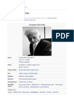 Bibliography - Jacques Derrida