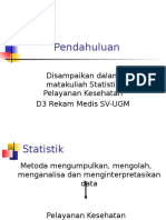 Ugm 1. Pendahuluan & Statistik Rs-1