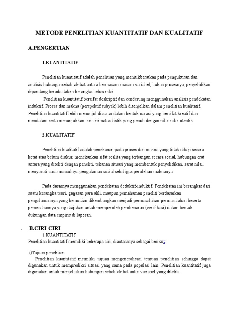 Tugas Metris Metode Penelitian Pdf