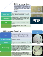 Uji Homogenitas Dan Uji Partikel