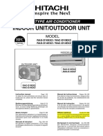 Hitachi - AirExchange Instruction Manual