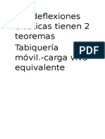 Las Deflexiones Elásticas Tienen 2 Teoremas