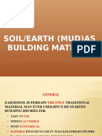Soil/Earth (Mud) As Building Material