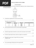 Metals Questions